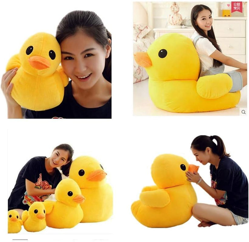 Yellow Duck Stuffed Plush Pillow Animal Dolls Super Soft Huggable Toy Gift for Children