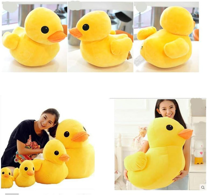 Yellow Duck Stuffed Plush Pillow Animal Dolls Super Soft Huggable Toy Gift for Children