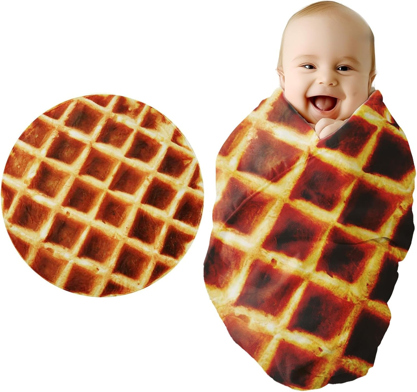 Pizza Blanket for Teen Kids, 60 Inch Throw Blanket, round Pepperoni Pizza Food Blanket, Funny Gifts for Boy Girl, Soft Flannel Blanket for Bed Office Travel