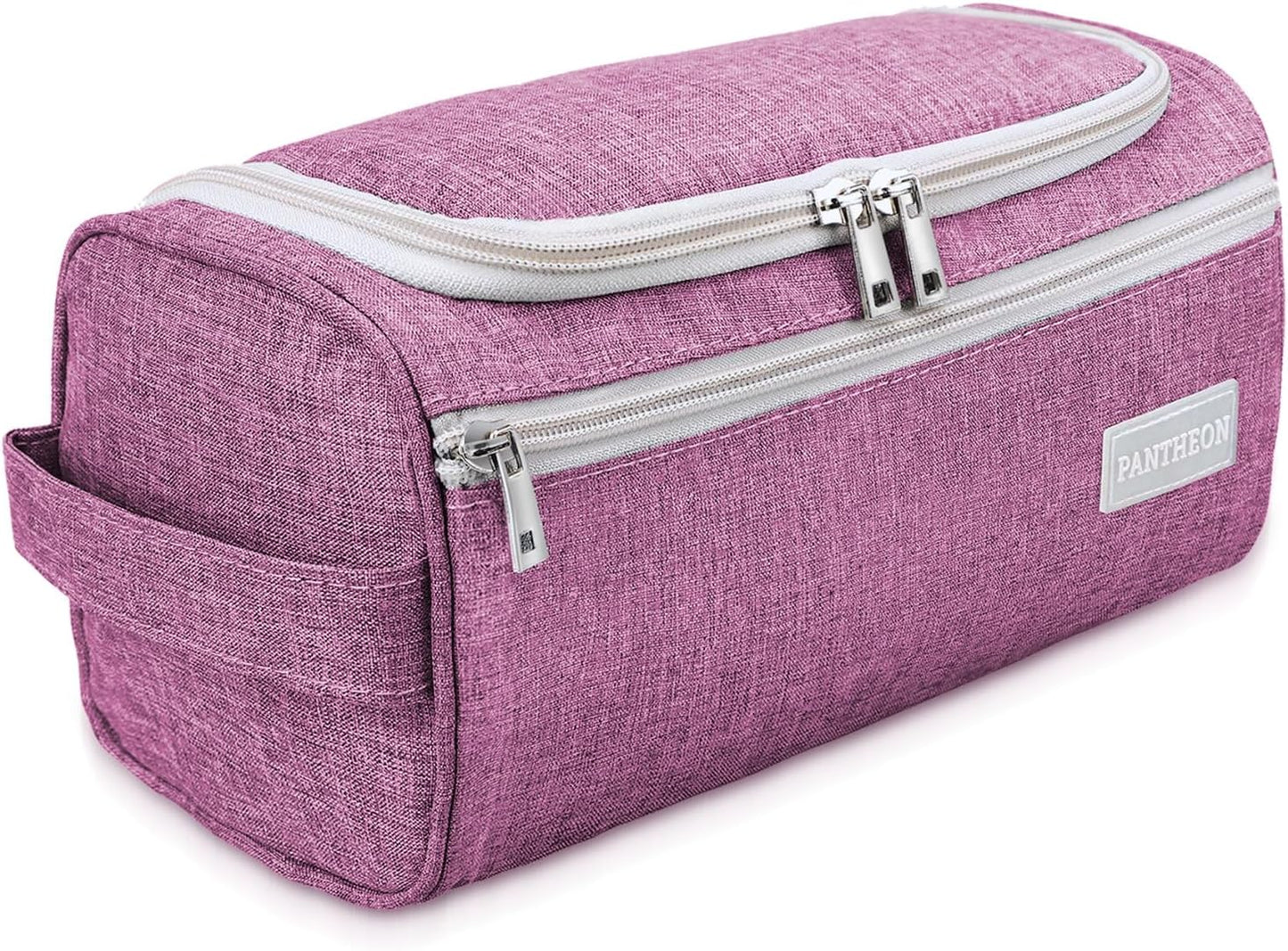 Travel Toiletry Bag for Men and Women, Travel Bag for Toiletries, Valentines Day Gifts for Men, Travel Bathroom Bag, Mens Travel Bag Hanging Toiletry Organizer Toiletry Kit (Gray)
