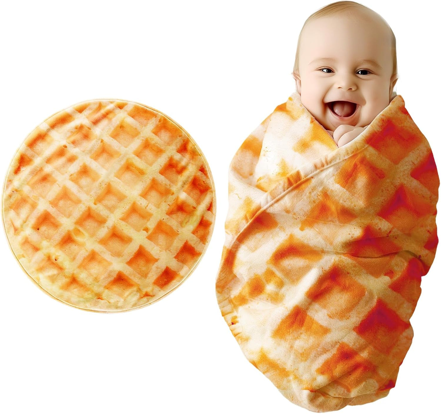 Pizza Blanket for Teen Kids, 60 Inch Throw Blanket, round Pepperoni Pizza Food Blanket, Funny Gifts for Boy Girl, Soft Flannel Blanket for Bed Office Travel