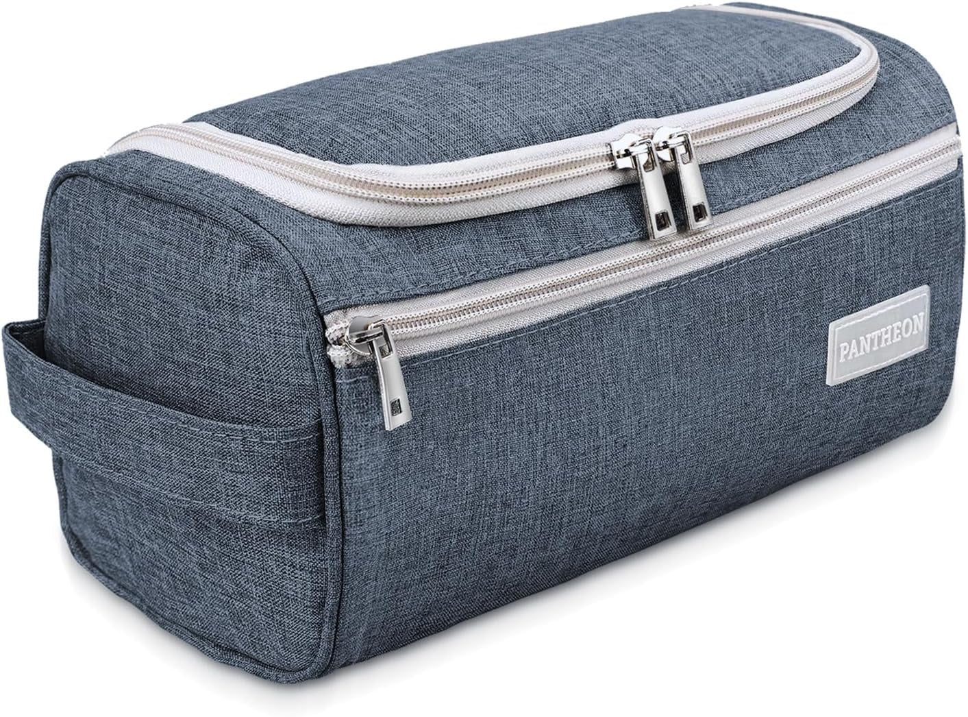 Travel Toiletry Bag for Men and Women, Travel Bag for Toiletries, Valentines Day Gifts for Men, Travel Bathroom Bag, Mens Travel Bag Hanging Toiletry Organizer Toiletry Kit (Gray)