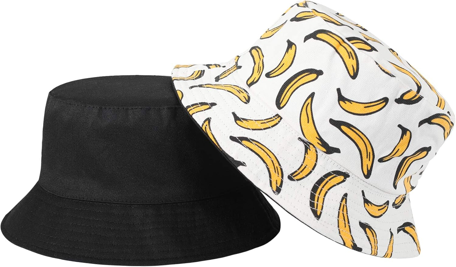 Unisex Cute Print Bucket Hat Summer Travel Fisherman Cap for Women Men Teens