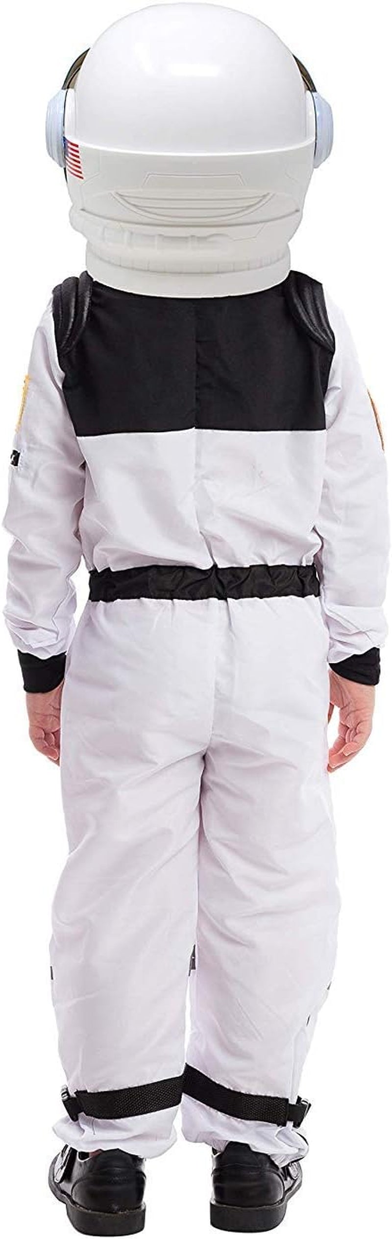 Astronaut Costume with Helmet, Space Suit for Toddler, Kids Astronaut Halloween Costume for Cosplay