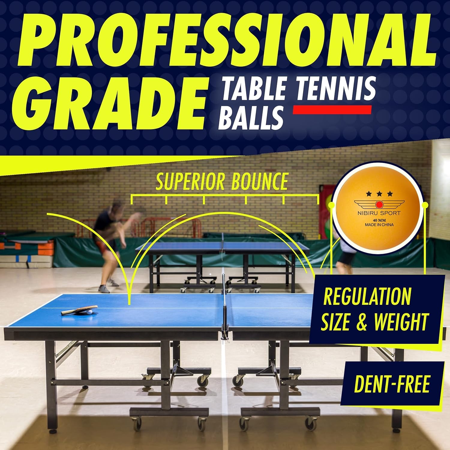 Professional Ping Pong Paddle Sets - 2 Player or 4 Player Table Tennis Paddles, Retractable Net, Pingpong Balls and Carry Bag Storage Case - Table Tennis Equipment & Ping Pong Accessories