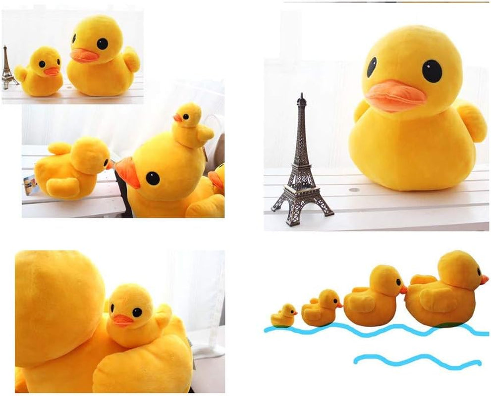 Yellow Duck Stuffed Plush Pillow Animal Dolls Super Soft Huggable Toy Gift for Children