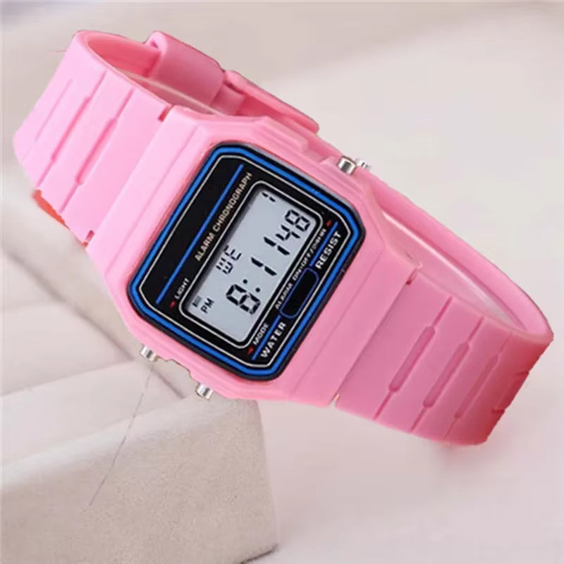 Sport LED Digital Watches for Men Simple Small Square Dial Electronic Watch Silicone Band Fashion Casual Mens Watch Montre Homme